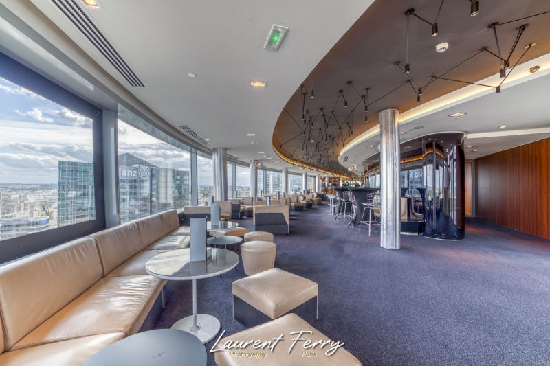 PARIS LA DEFENSE HOTEL MELIA BAR ROOFTOP LAURENT FERRY PHOTOGRAPHY PARIS PHOTOGRAPHE RESTAURANT