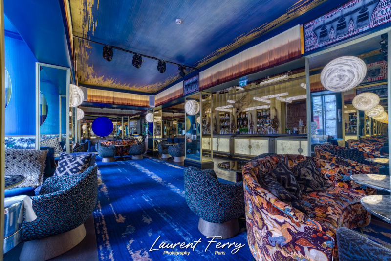 PARIS HOTEL LE COLLECTIONNEUR BAR RESTAURANT SALVAJE LAURENT FERRY PHOTOGRAPHY PARIS PHOTOGRAPHE HOTELIER